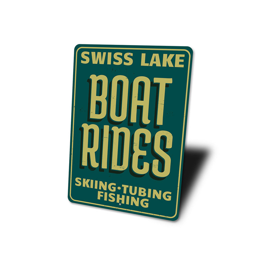 Speed Boat Rides Sign