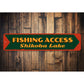 Old Fishing Access Sign