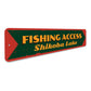 Old Fishing Access Sign