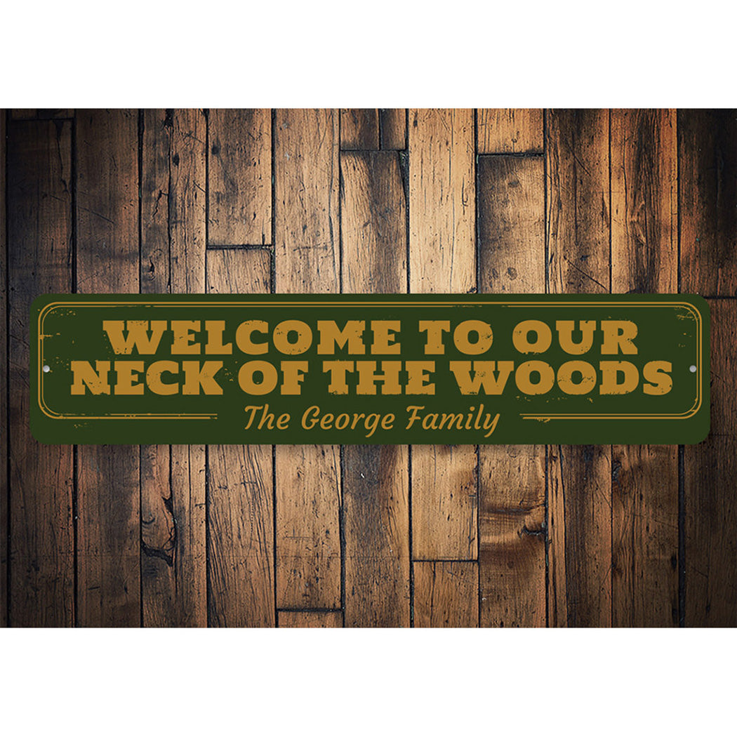 Neck of the Woods Sign