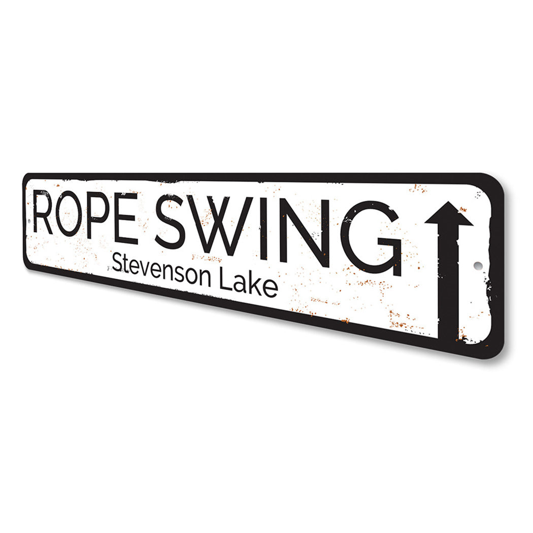 Rope Swing Sign