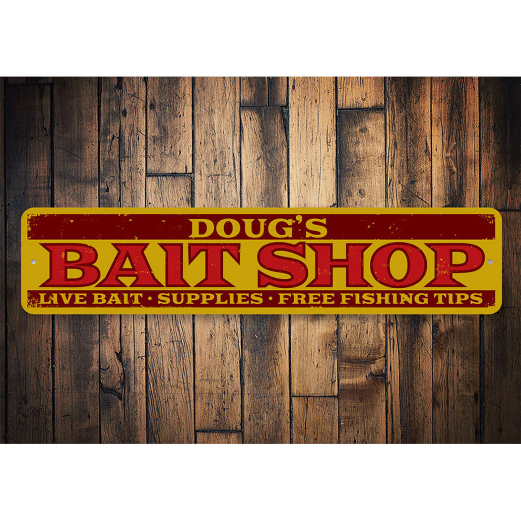 Bait Shop List Sign