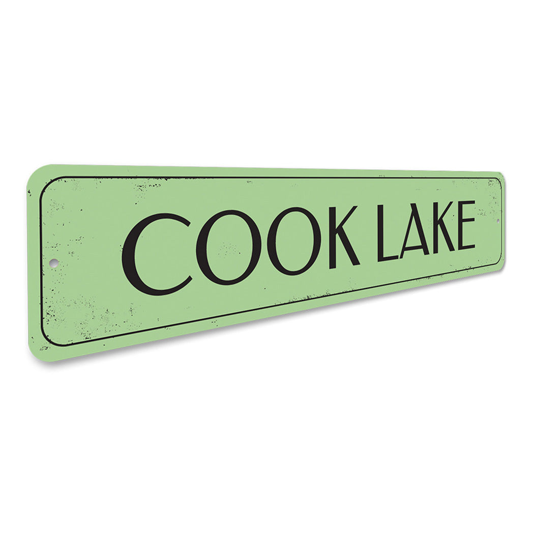 Lake Name Sign