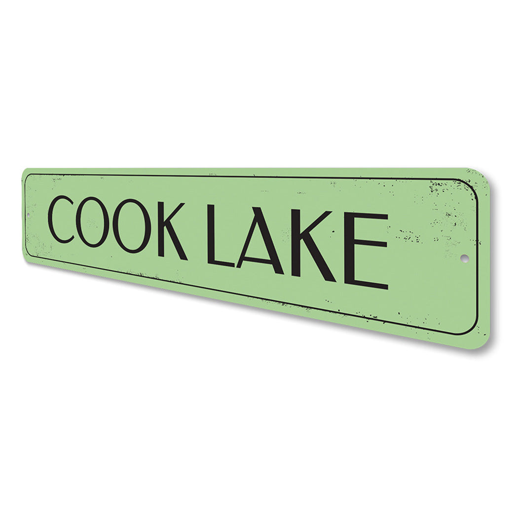 Lake Name Sign