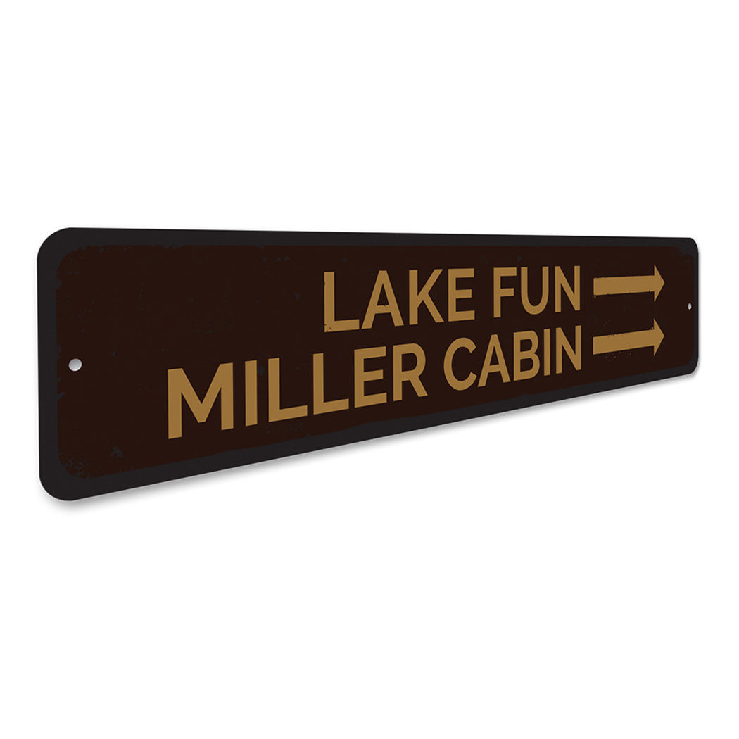 Lake Fun Sign