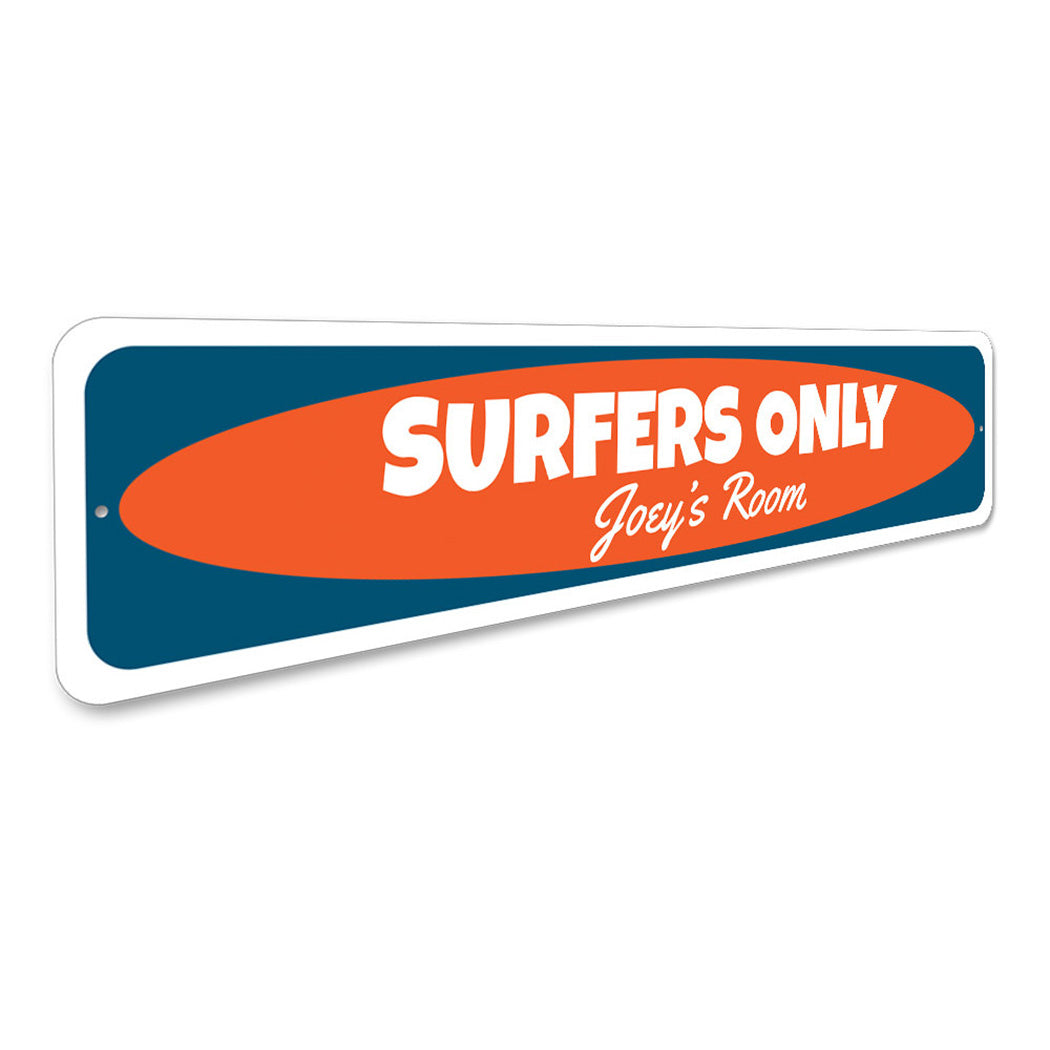 Kids Room Surfer Sign