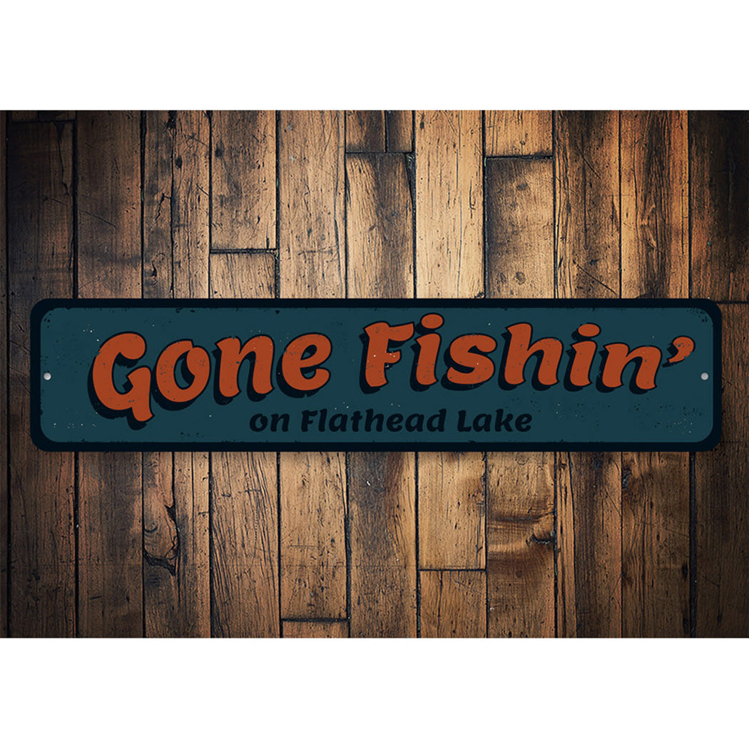 Gone Fishin SIgn