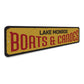 Boats & Canoes Sign