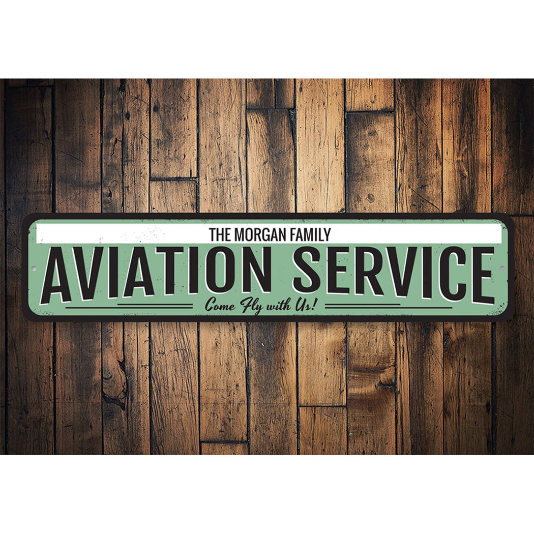 Aviation Service Sign