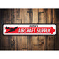Aircraft Supply Sign