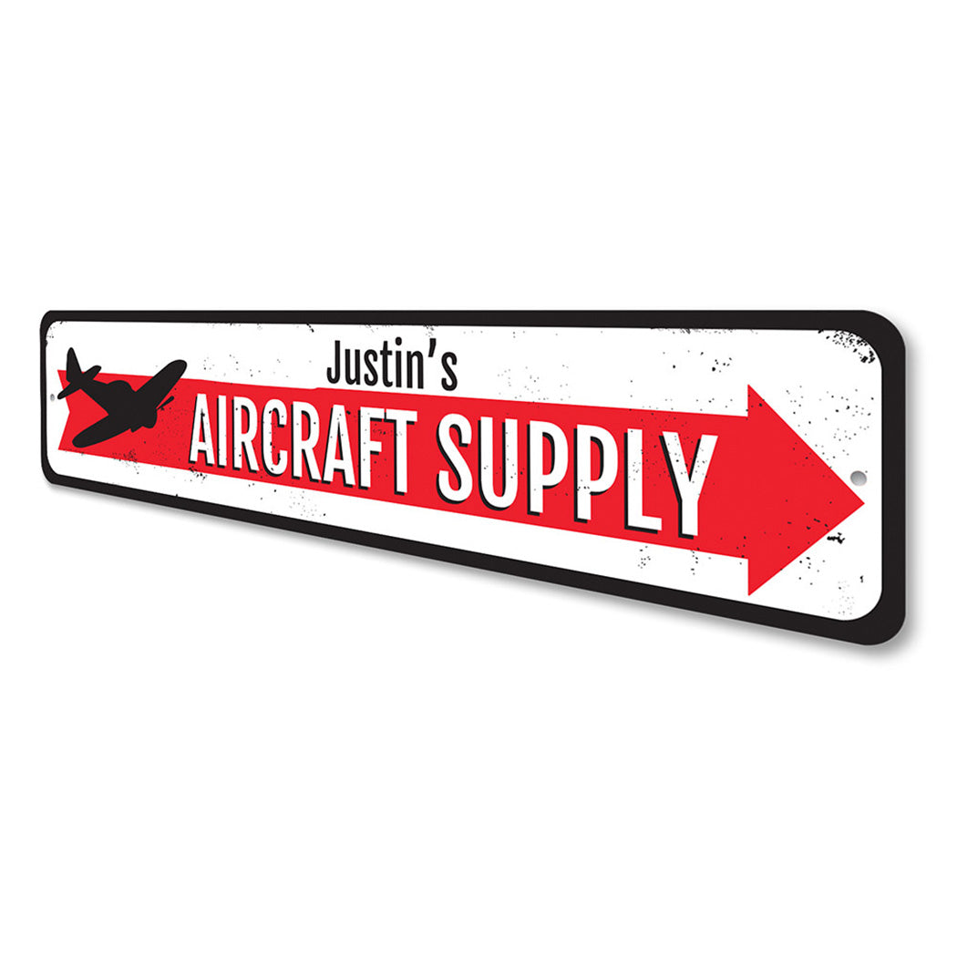 Aircraft Supply Sign