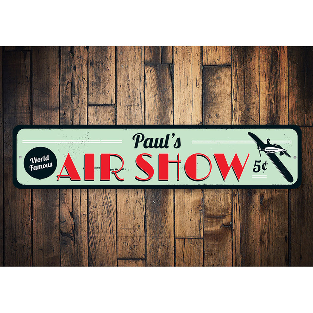 Air Show Sign