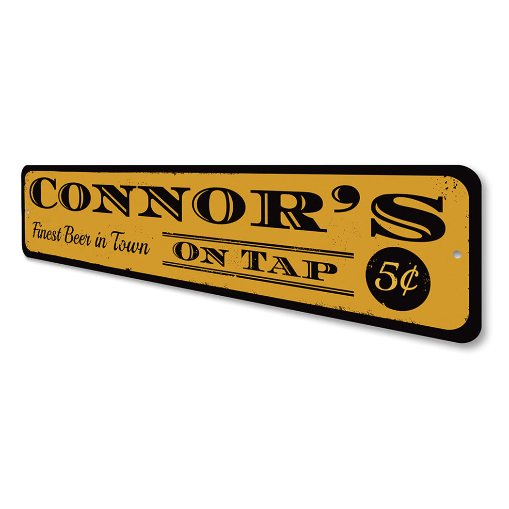 Beer On Tap Sign