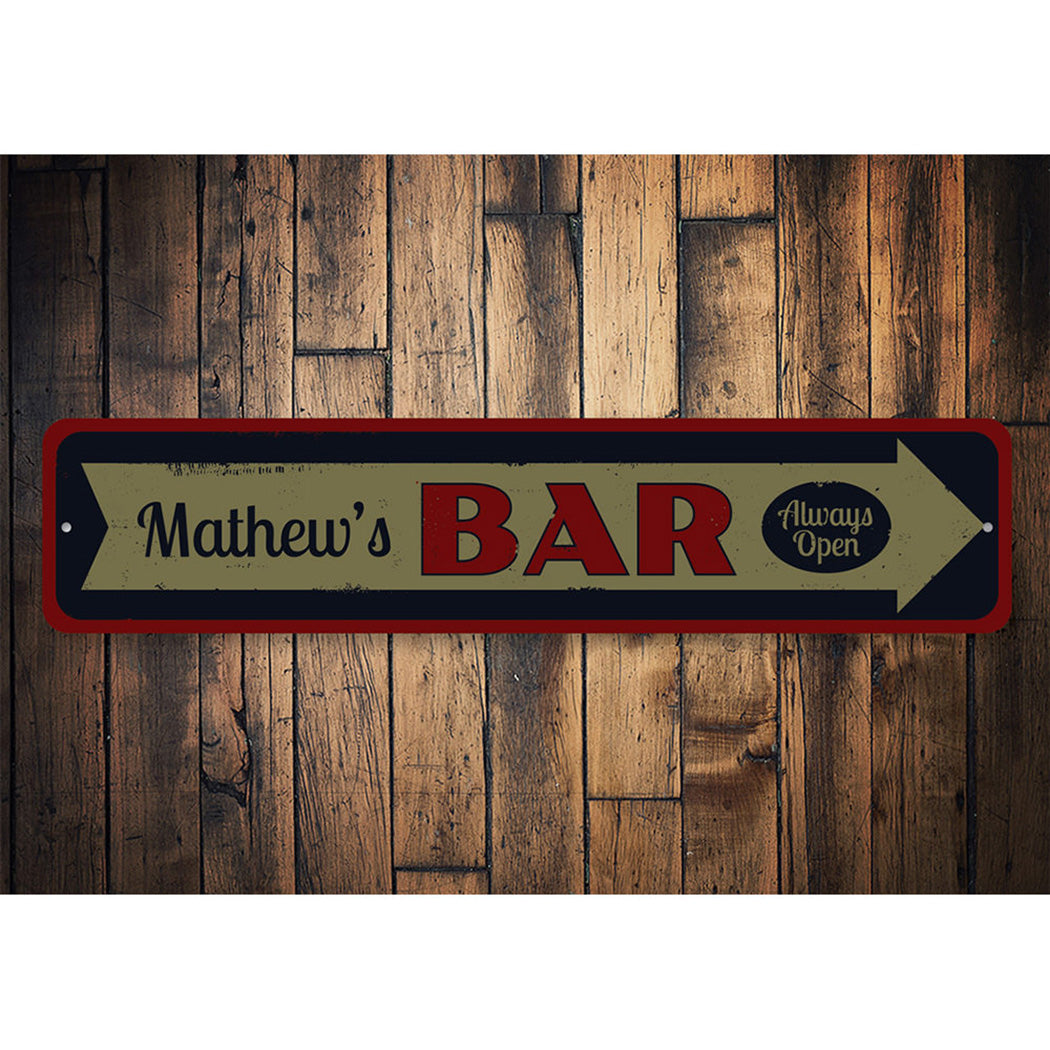 Bar Name Sign