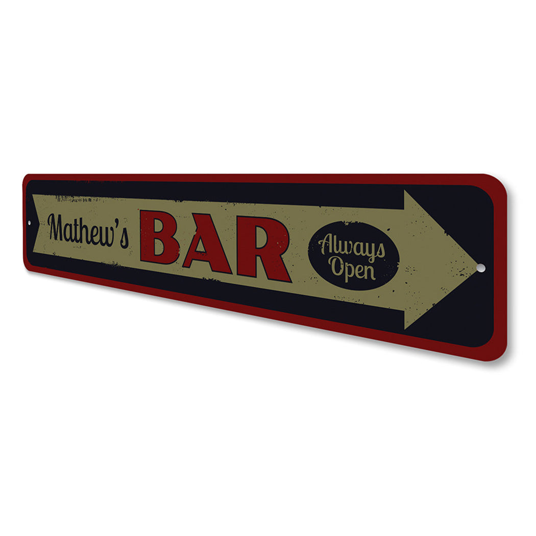 Bar Name Sign