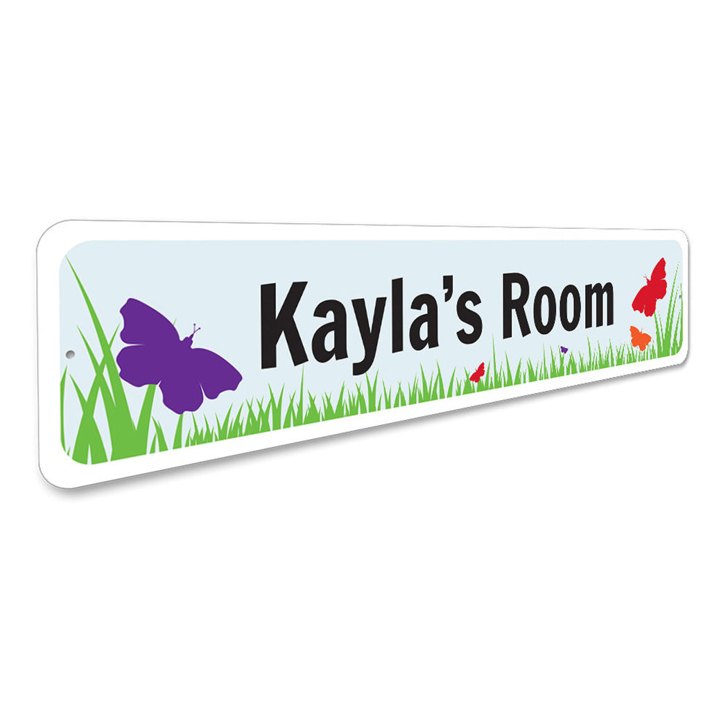 Butterfly Room Sign