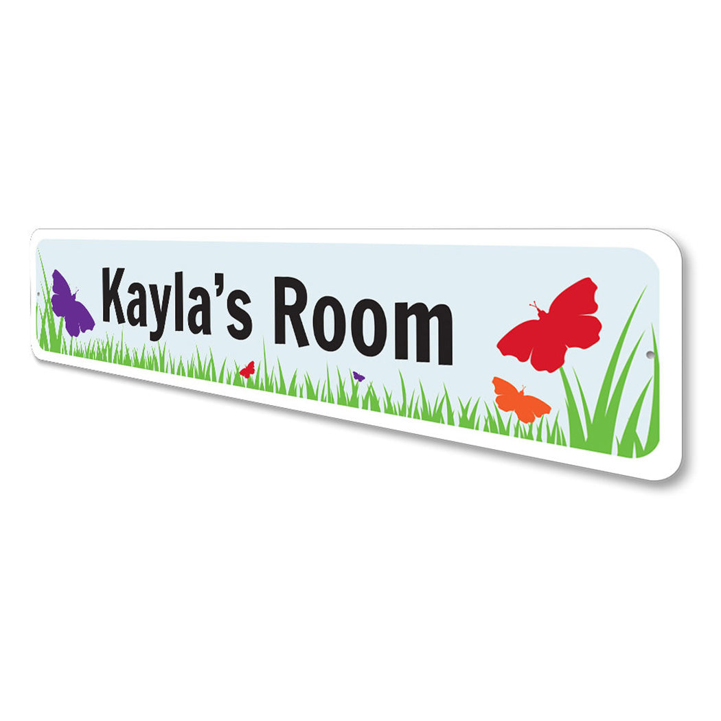 Butterfly Room Sign