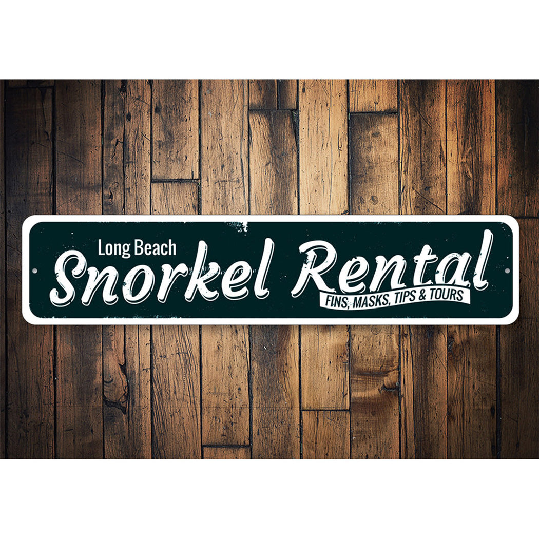 Snorkel Rental Sign