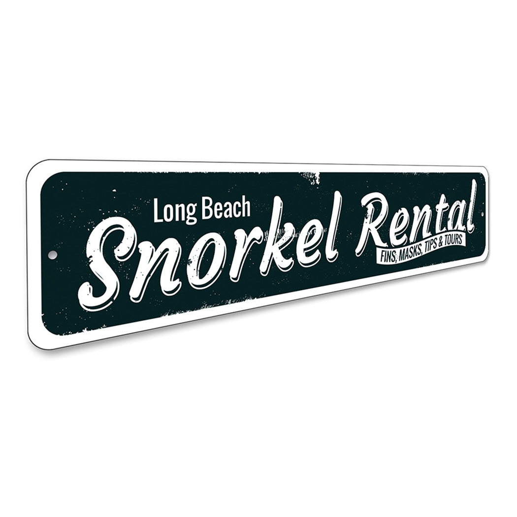 Snorkel Rental Sign