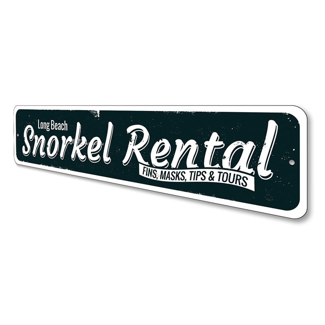 Snorkel Rental Sign