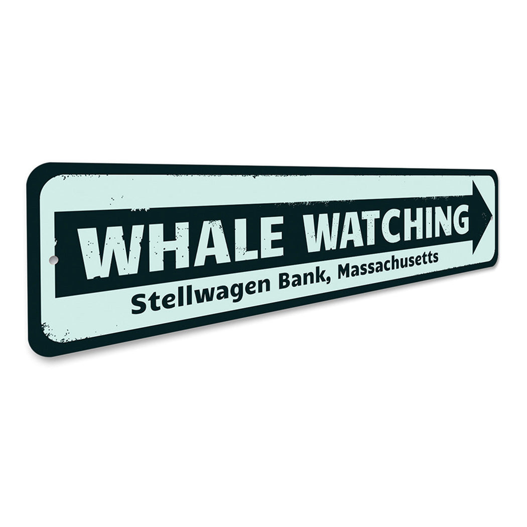 Whale Watching Location Sign