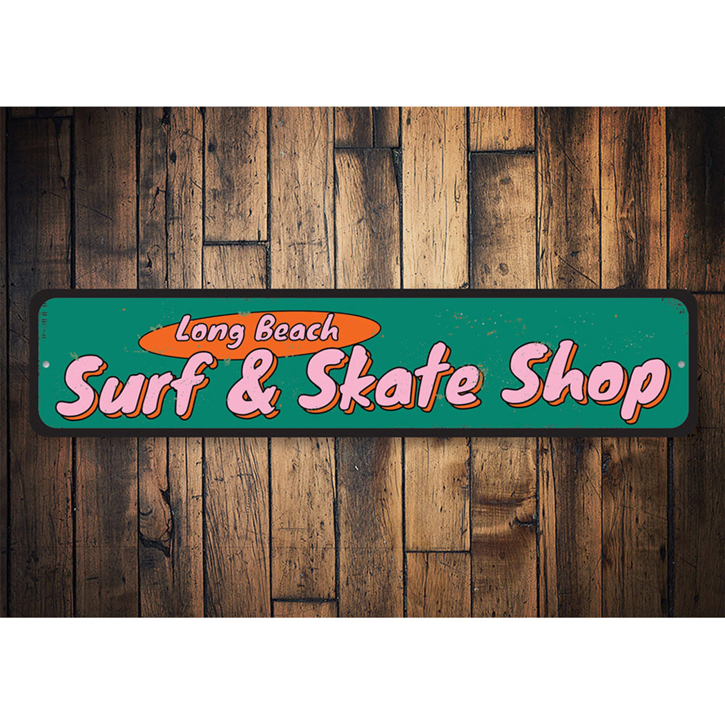 Surf and Skate Shop Sign