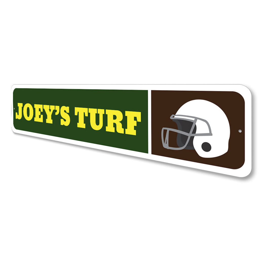 Football Helmet Sign