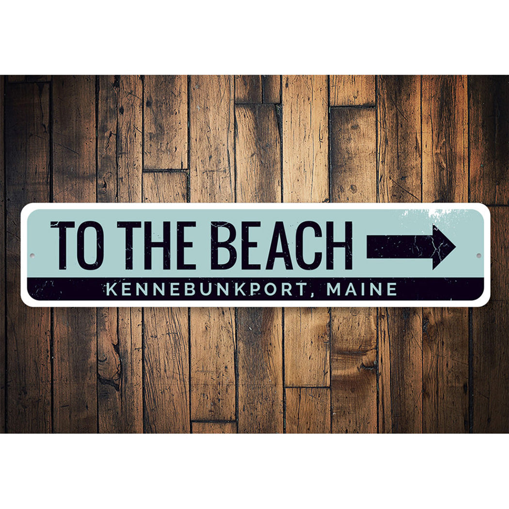 To the Beach Sign