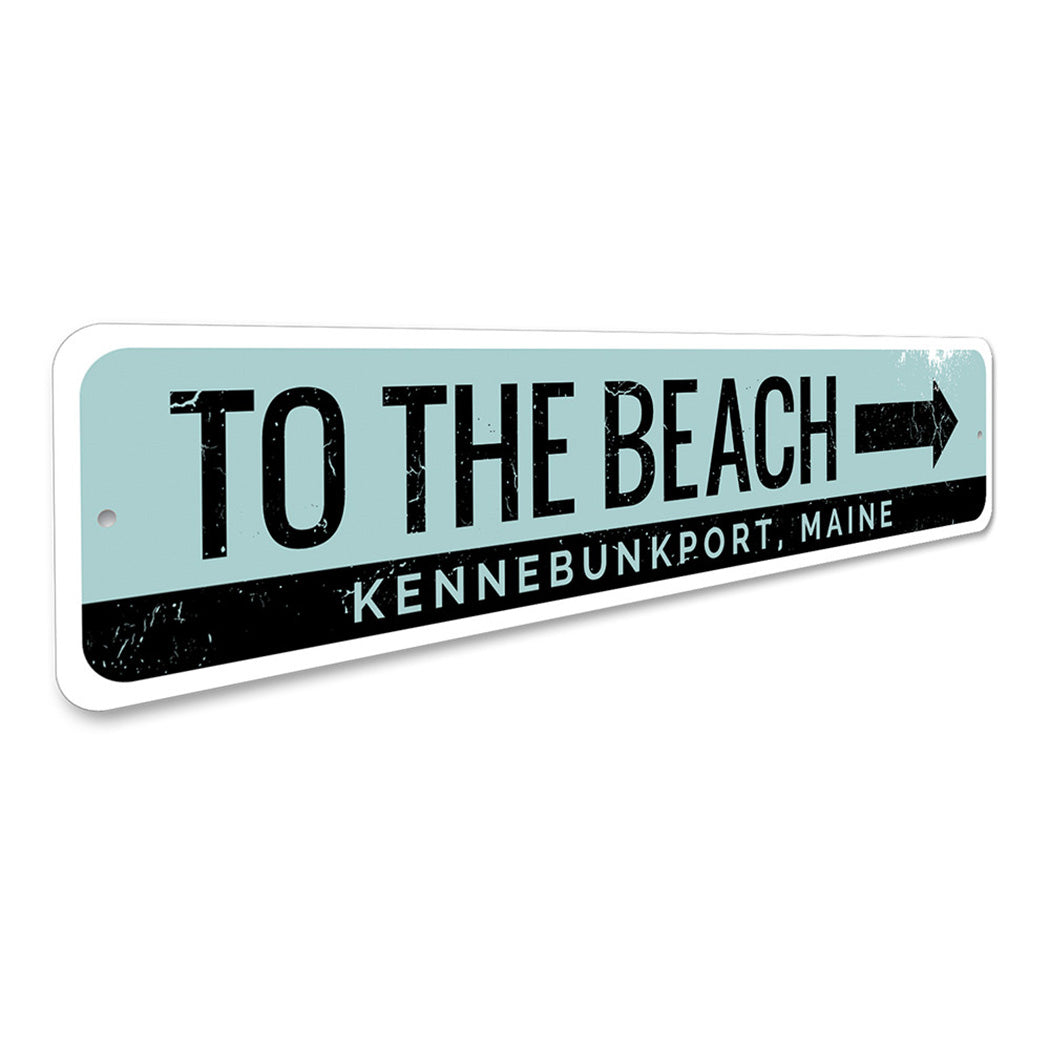 To the Beach Sign