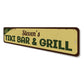 Tiki Bar & Grill Sign