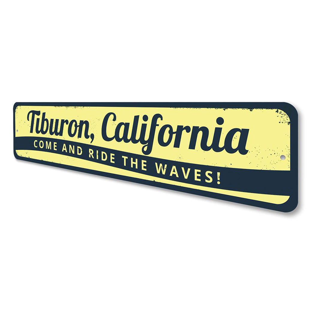 Come and Ride the Waves Sign