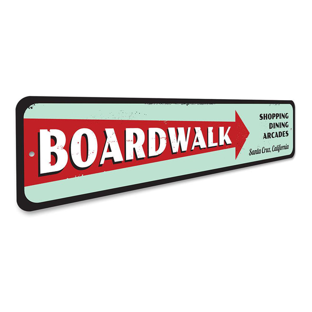 Boardwalk Directional Sign