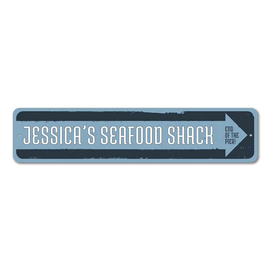 Seafood Shack Metal Sign