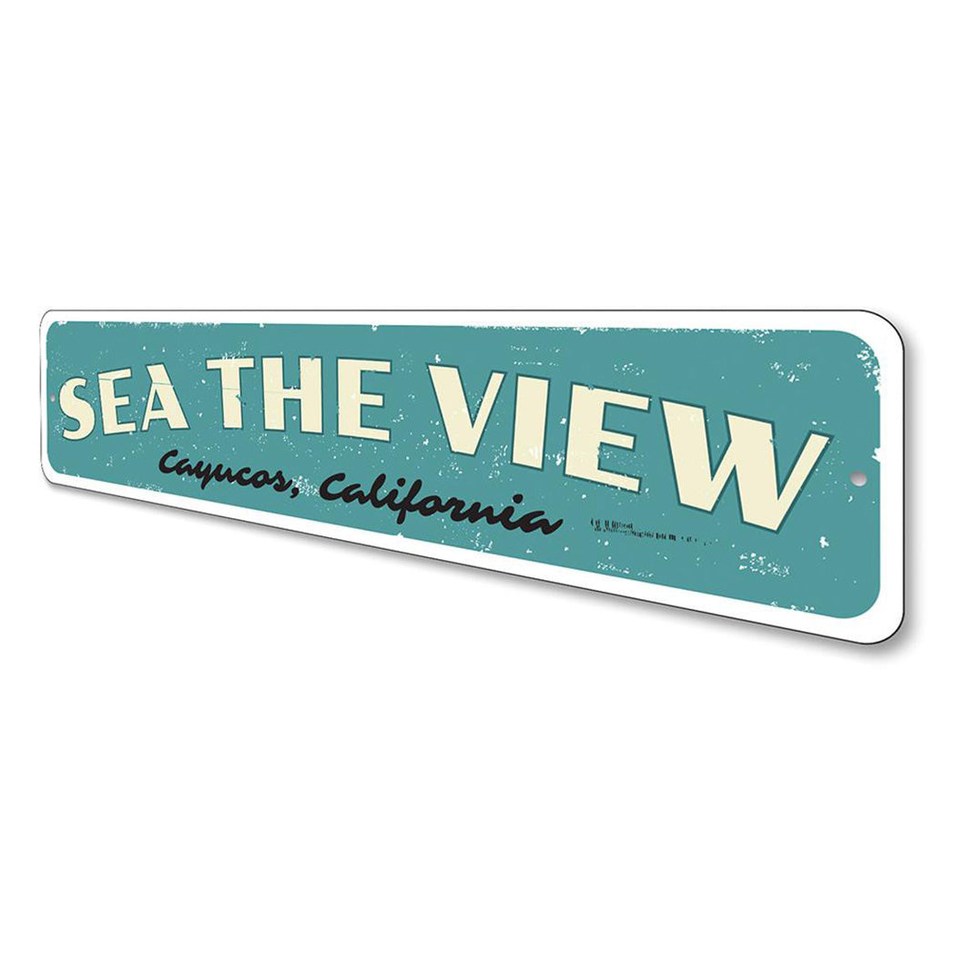 New View/sign Sea The View Sign – Lizton Sign Shop Wholesale