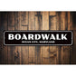 City Name Boardwalk Sign
