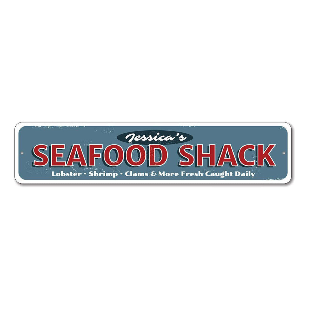 Seafood Restaurant Metal Sign