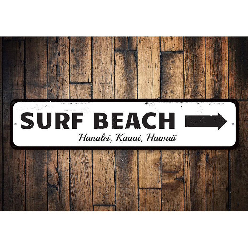 Surf Beach Sign