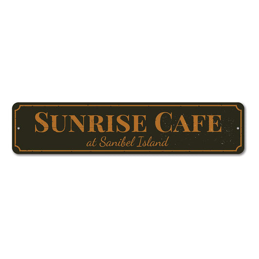 Sunrise Cafe Sign