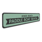 Paddle Boat Rental Sign