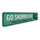 Go Snorkeling Sign