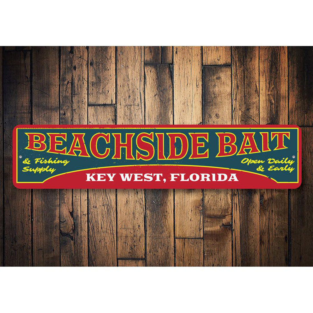 Beachside Bait Sign