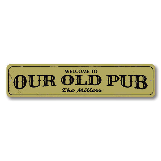 Old Pub Metal Sign