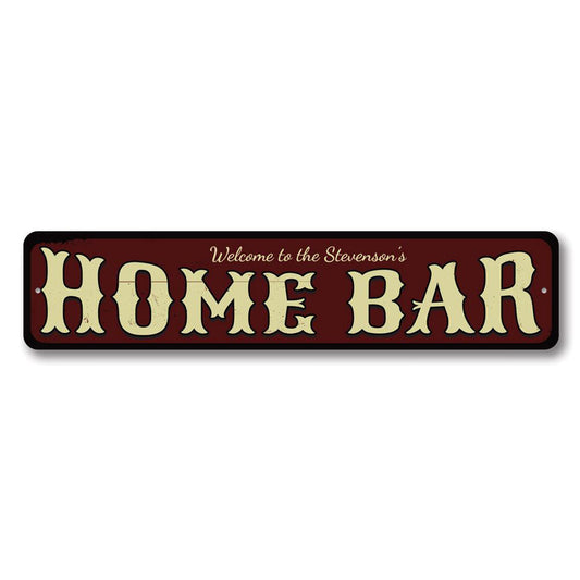Western Home Bar Sign