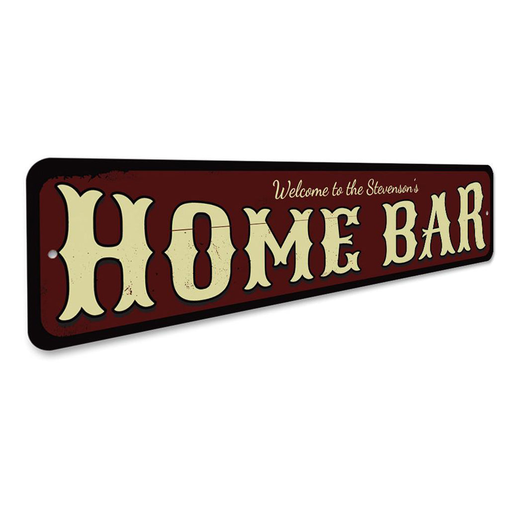 Western Home Bar Sign