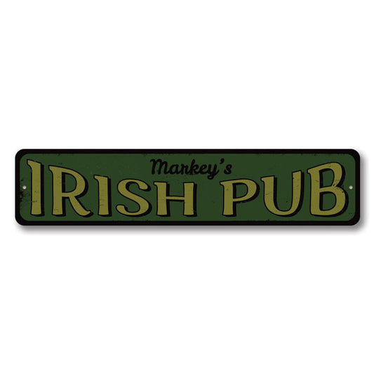 Irish Pub Metal Sign