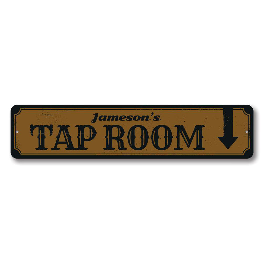 Tap Room Metal Sign