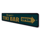 Tiki Bar Open Sign