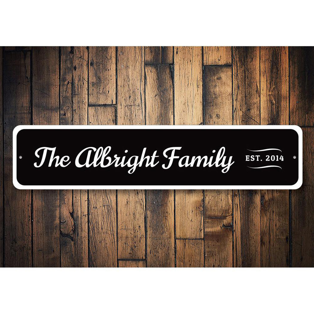 Family Established Sign