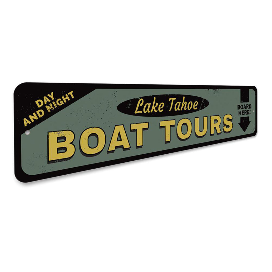 Boat Tours Sign