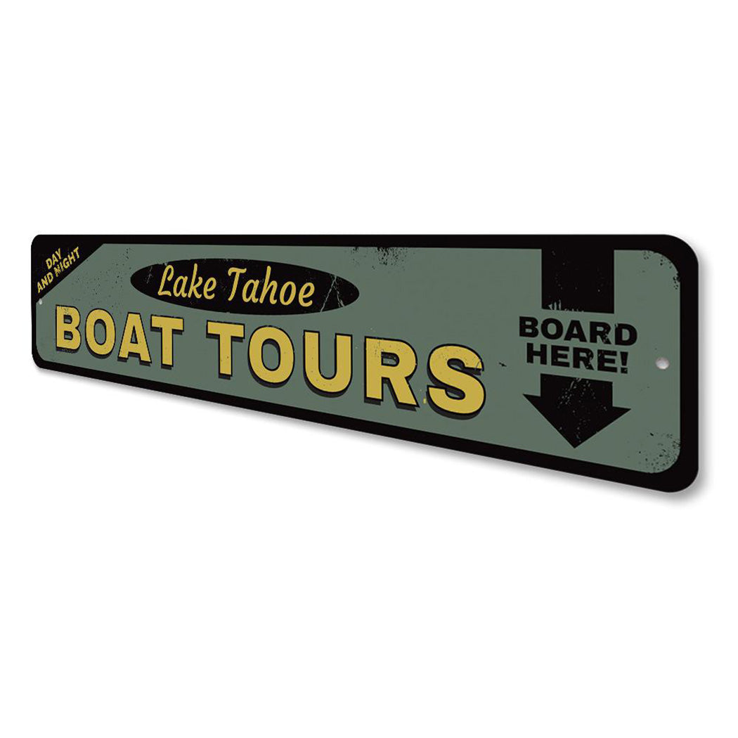 Boat Tours Sign